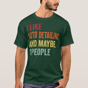 Ik hou van auto details misschien 3 mensen t-shirt