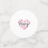 Ik hou van Avery Confetti (Kleine voorkant)