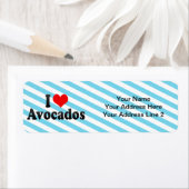 Ik hou van Avocados Etiket (Insitu)