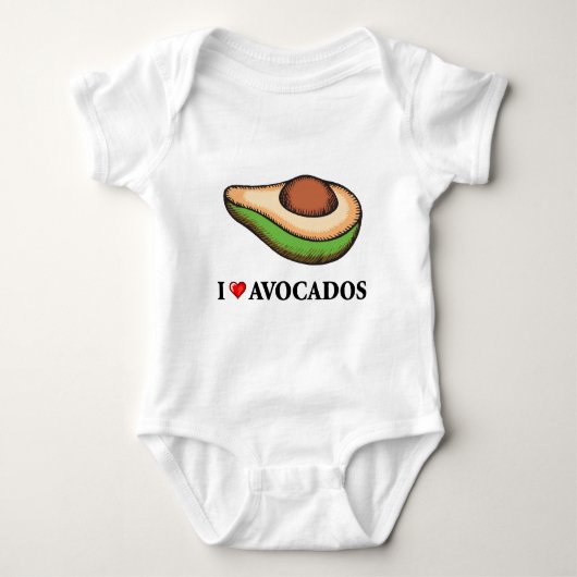 Ik hou van Avocados Romper (Voorkant)