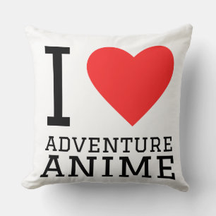 Ik hou van avonturen anime kussen