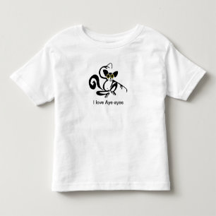 Ik hou van AYE-AYES - Primaat -Dierenvriend -Wildl Kinder Shirts