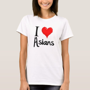Ik hou van Aziaten T-shirt