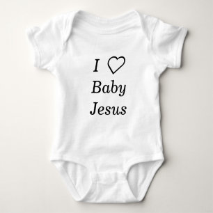 Ik hou van Baby Jesus Romper