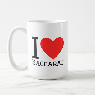 Ik hou van baccarat koffiemok