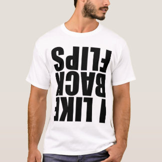 Ik hou van backflips t-shirt