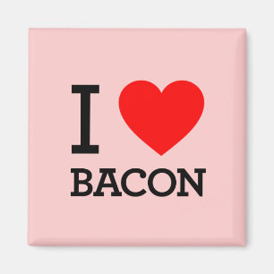 Ik hou van Bacon Magneet