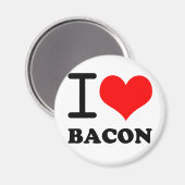 Ik hou van bacon magneet (Voorkant / Achterkant)