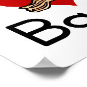 Ik hou van Bacon. Poster (Hoek)