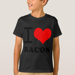 Ik hou van bacon t-shirt