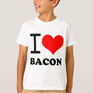 Ik hou van bacon t-shirt