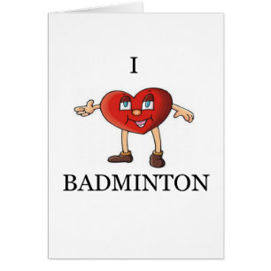 ik hou van badminton