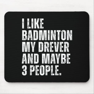 Ik Hou Van Badminton Liefhebber Drever Hondeneigen Muismat