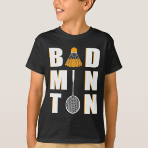 Ik hou van badminton t-shirt