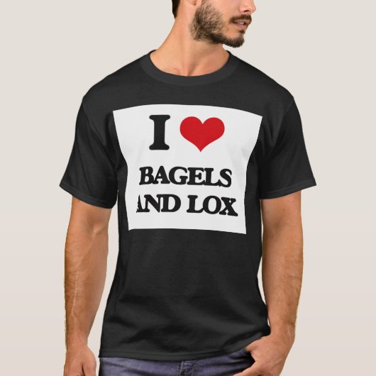 Ik hou van Bagels en Lox T-shirt (Voorkant)