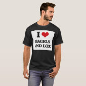 Ik hou van Bagels en Lox T-shirt (Voorkant volledig)