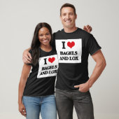 Ik hou van Bagels en Lox T-shirt (Unisex)