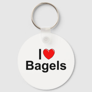 Ik hou van Bagels Sleutelhanger