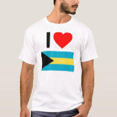 ik hou van bahamas t-shirt (Voorkant)