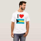 ik hou van bahamas t-shirt (Voorkant volledig)