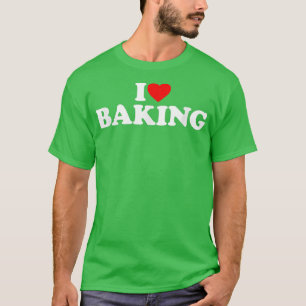 Ik hou van baken, meer dan ik hartbaken t-shirt