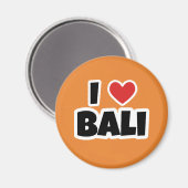 Ik hou van Bali Magneet (Voorkant / Achterkant)