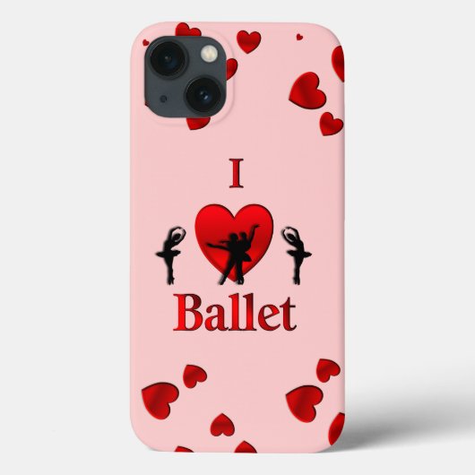 Ik hou van ballet dansen Case-Mate iPhone case (Achterkant)