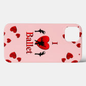 Ik hou van ballet dansen Case-Mate iPhone case (Achterkant (horizontaal))