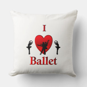 Ik hou van ballet kussen