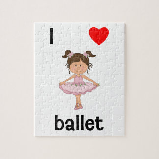 Ik hou van ballet legpuzzel