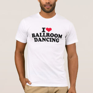 Ik hou van ballroom dansen t-shirt