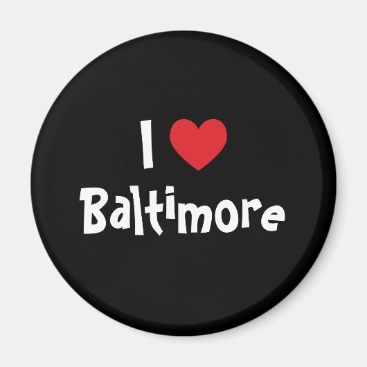 Ik hou van Baltimore Magneet (Voorkant)