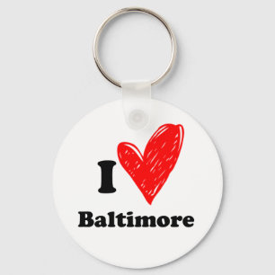Ik hou van Baltimore Sleutelhanger