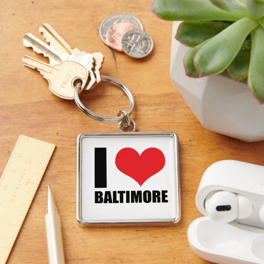 Ik hou van Baltimore Sleutelhanger (Bureau)