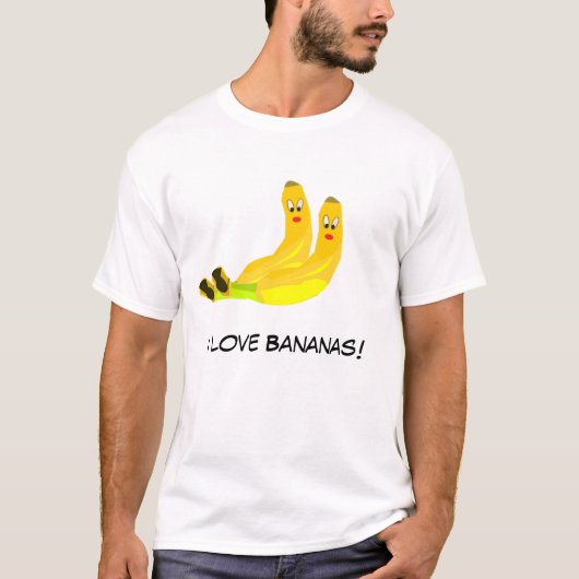 Ik hou van Bananas T-shirt (Voorkant)