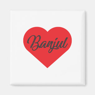 Ik hou van Banjul - Gambia Magneet