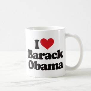 Ik hou van Barack Obama Koffiemok
