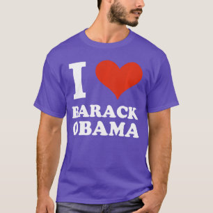 Ik hou van Barack Obama Potus Witte Huis Lange Mou T-shirt