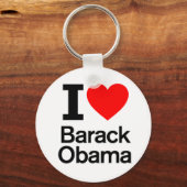 Ik hou van Barack Obama Sleutelhanger (Voorkant)