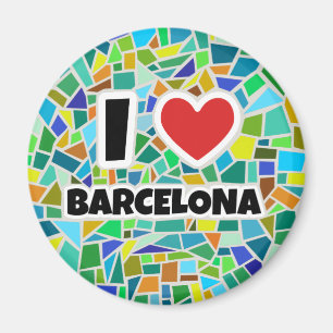 Ik hou van Barcelona Magneet