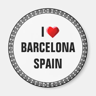IK HOU VAN BARCELONA, SPANJE MAGNEET