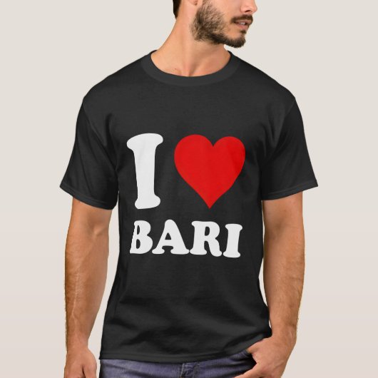 Ik hou van Bari T-shirt (Voorkant)