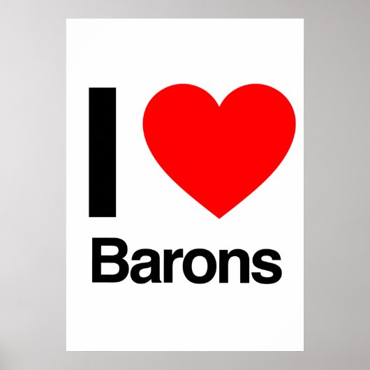 ik hou van baronnen poster (Voorkant)