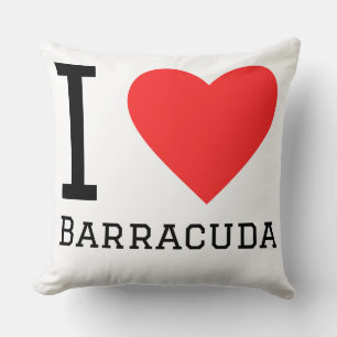 Ik hou van barracuda kussen