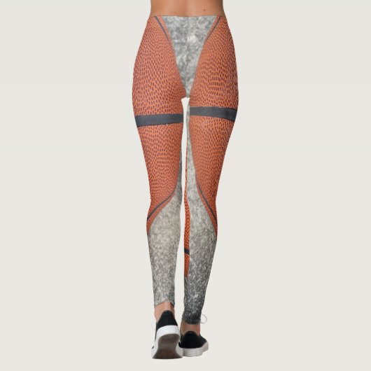 Ik hou van basketbal Leggings (Achterkant)