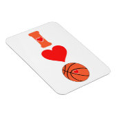 Ik hou van basketbal magneet (Rechterzijde)