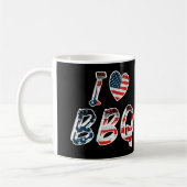 Ik hou van BBQ, Amerikaans patriottisch Koffiemok (Links)