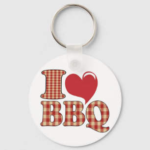 Ik hou van BBQ Sleutelhanger