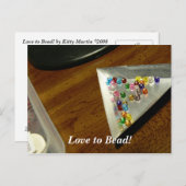 Ik hou van Bead! Briefkaart (Voorkant / Achterkant)