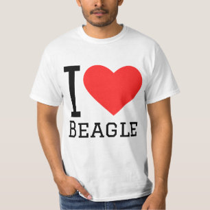 Ik hou van beagle t-shirt